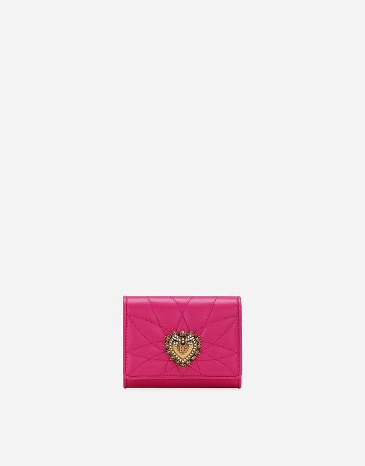 Dolce & Gabbana Geldbörse French Flap Devotion Rosa BI1269AV967