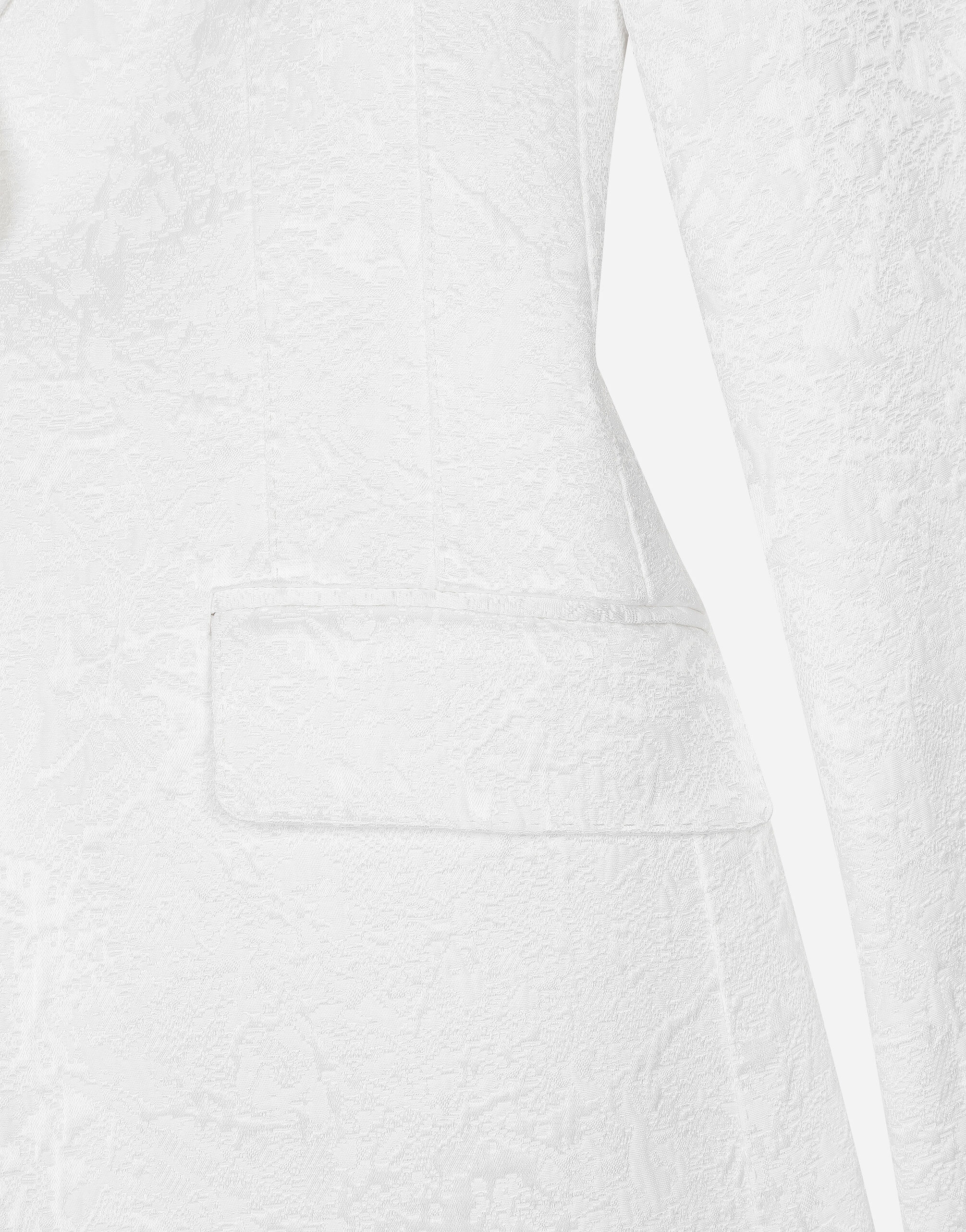 Dolce & Gabbana ホワイトジャケット 36 Whiteのウィメンズ DOLCE ダブルクレープ ジャケット