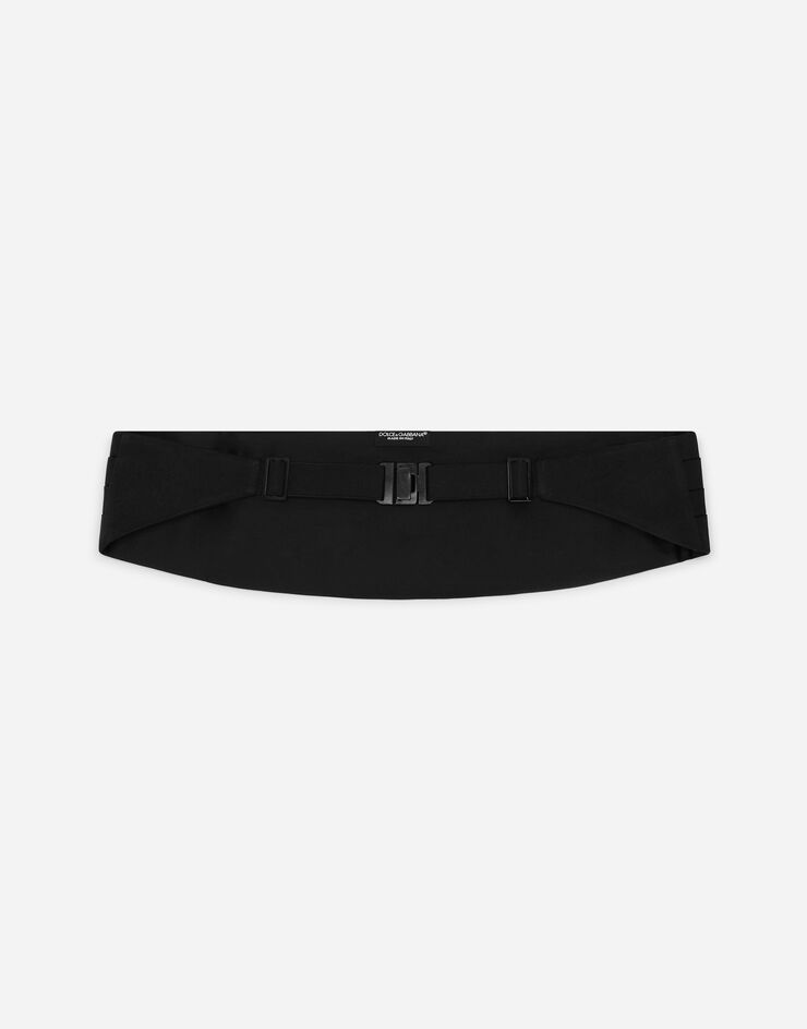 Dolce&Gabbana Silk satin cummerbund Black GR205EG3UBG