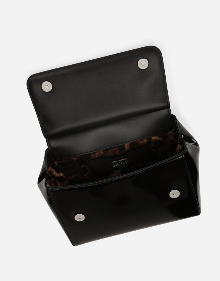Dolce & Gabbana حقيبة يدSicily KIM DOLCE&GABBANA متوسطة أسود BB6003AI413