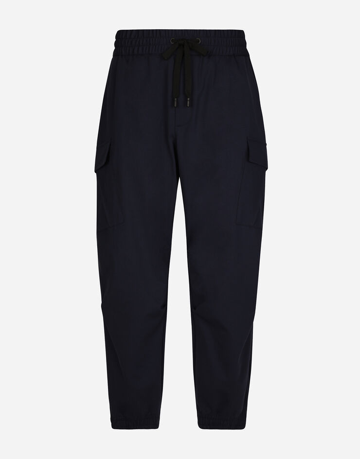Dolce & Gabbana Stretch cotton cargo pants with tag Blue GW5OHTGH459