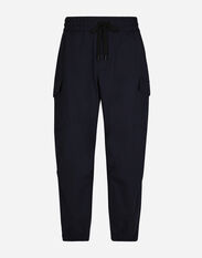 Dolce & Gabbana Stretch cotton cargo pants with tag Blue GY6IETFI5IY