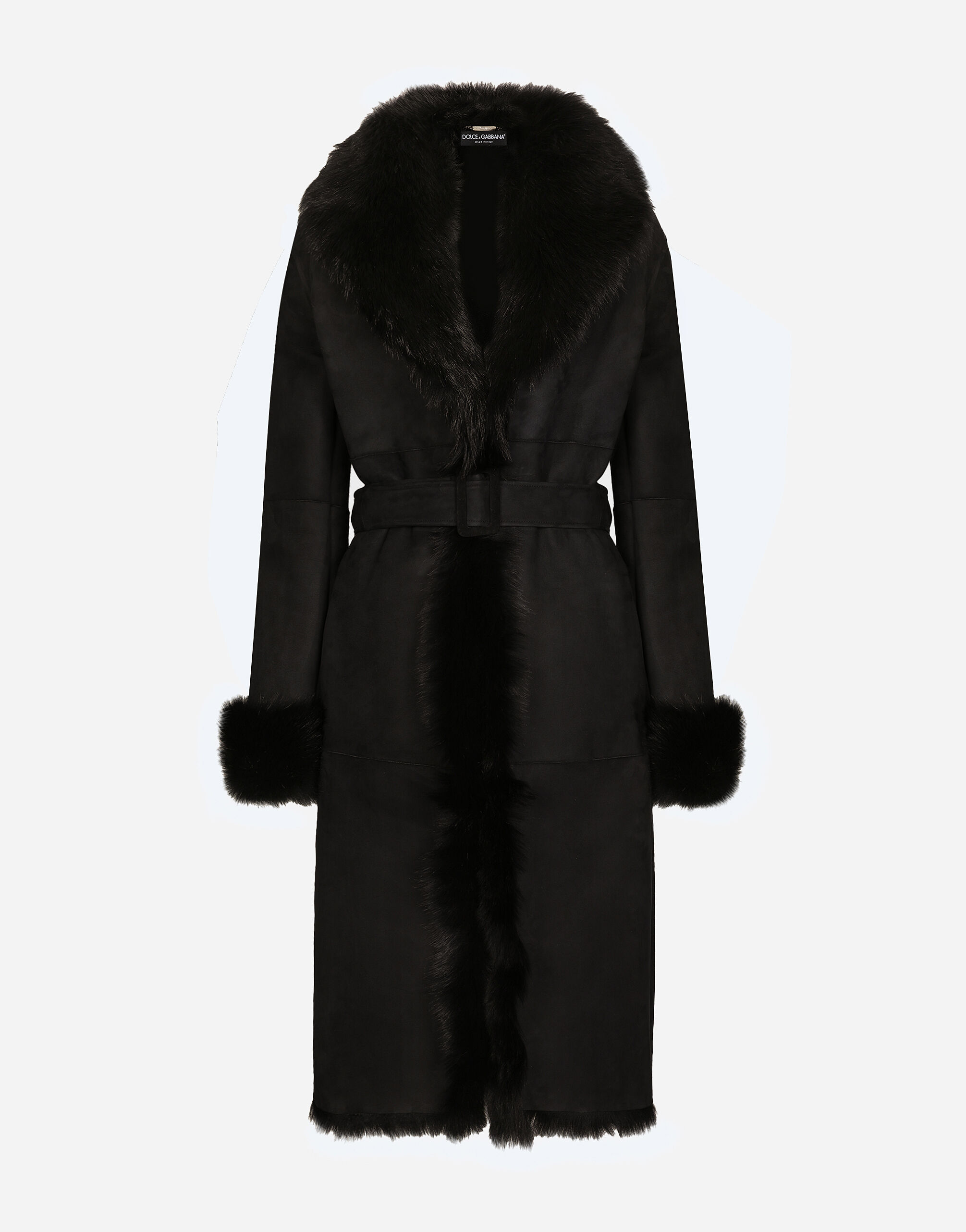 最新入荷商品一覧 | ブラックのウィメンズ ムートンコート | Dolce&Gabbana® ジャケット・アウター