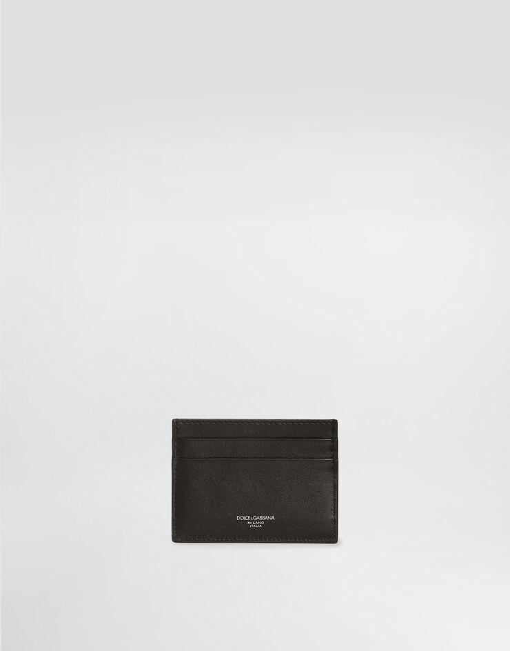 Dolce & Gabbana Woven plongé calfskin card holder Dolce & Gabbana Woven plongé calfskin card holder Multicolor BP0330AN419