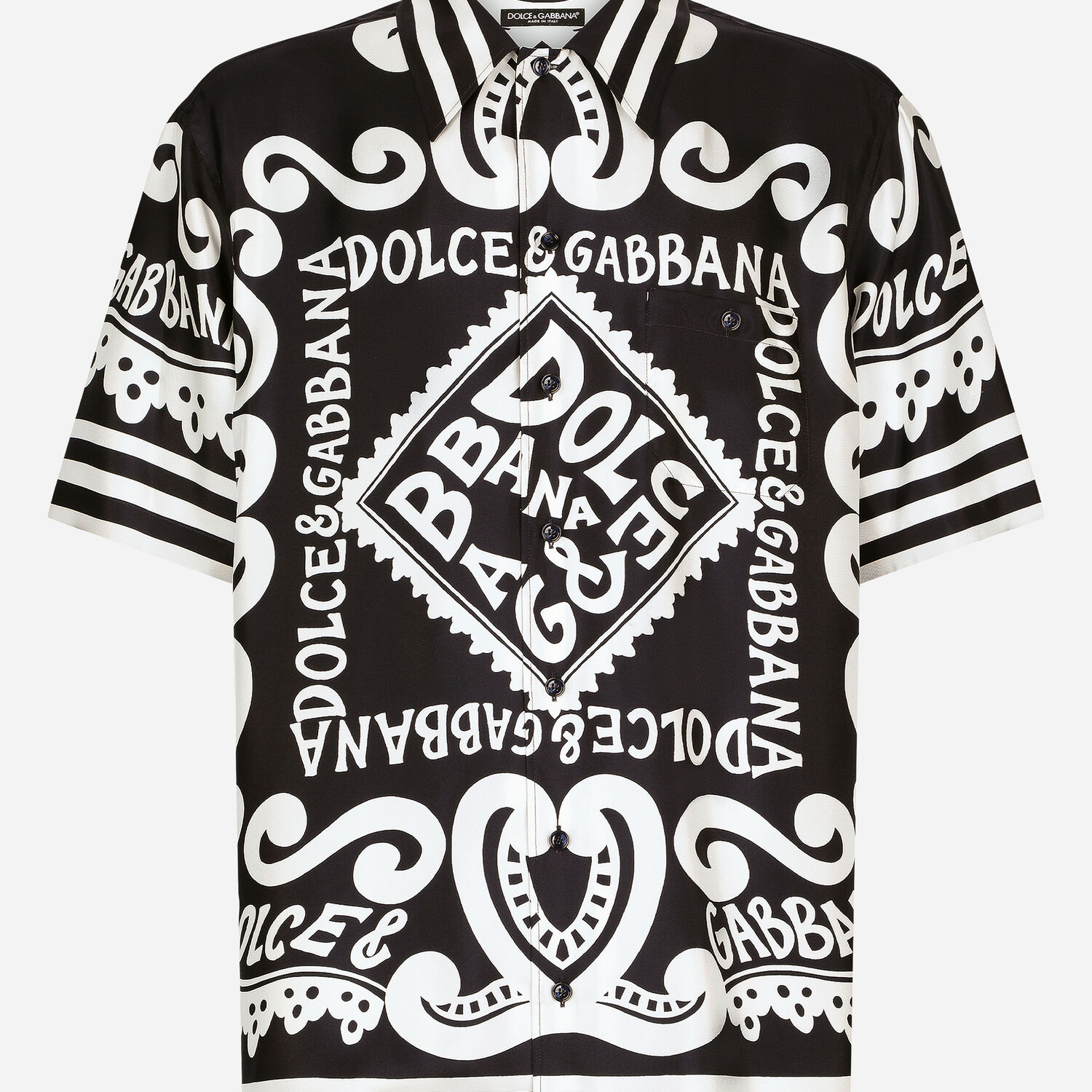 | silk Hawaii Dolce&Gabbana® shirt in for Blue Marina-print US