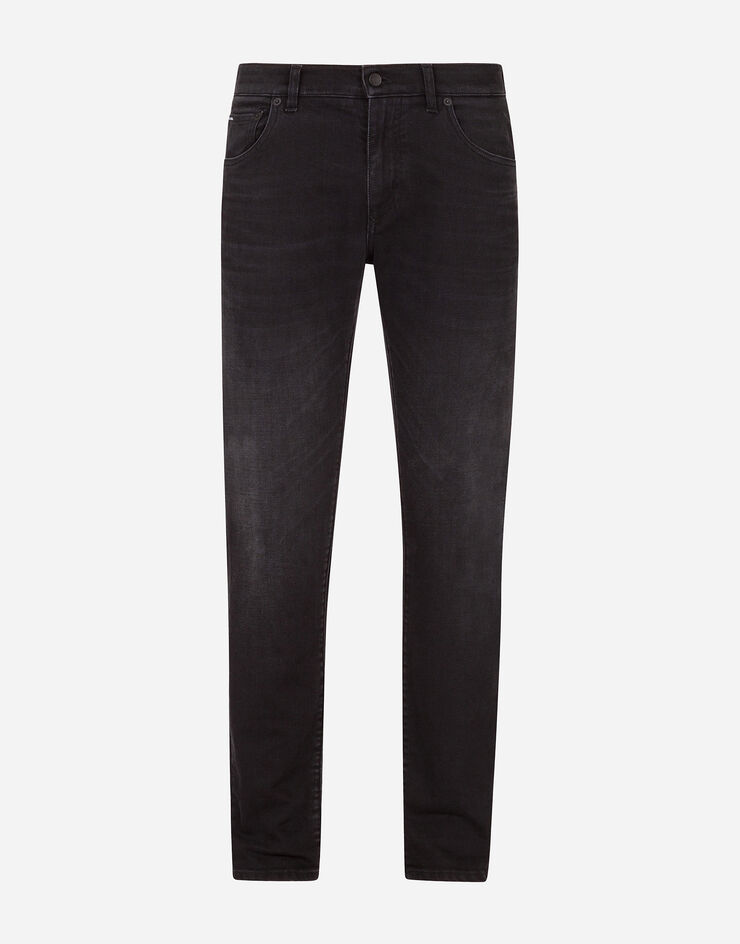Dolce & Gabbana Washed black slim-fit stretch jeans Black GY07CDG8CO2