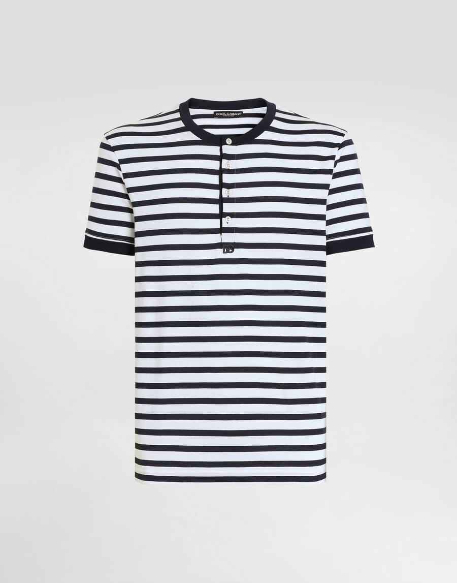 Serafino striped cotton t-shirt