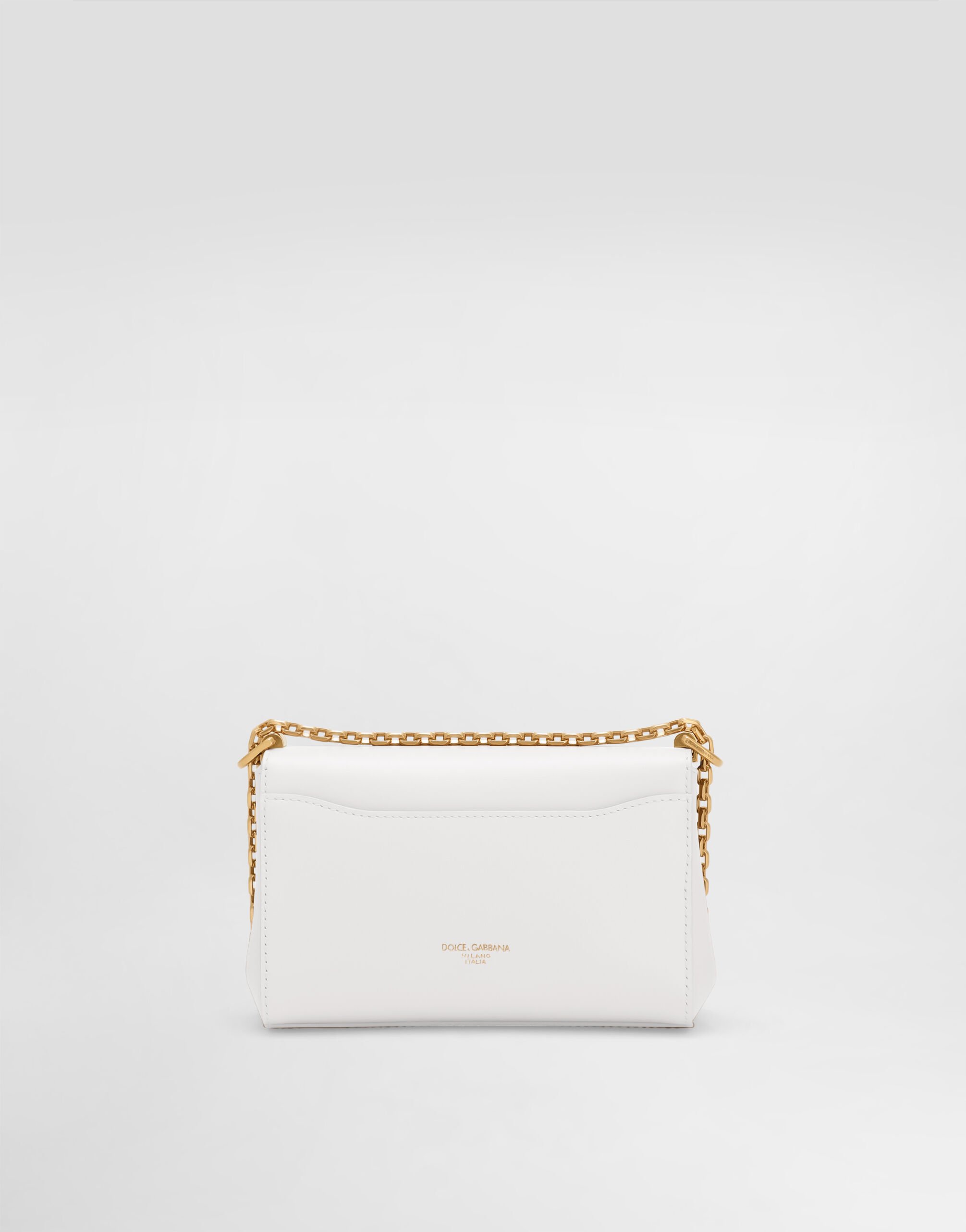 【関税&送料込】Dolce&Gabbana White Shoulder Bag Marlene Small Marlene shoulder bag in White for Women