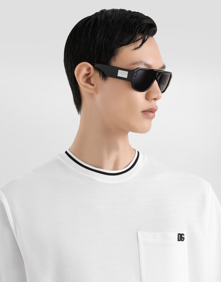 Dolce & Gabbana コットンピケ Tシャツ ホワイト G8ST3ZHU7UT