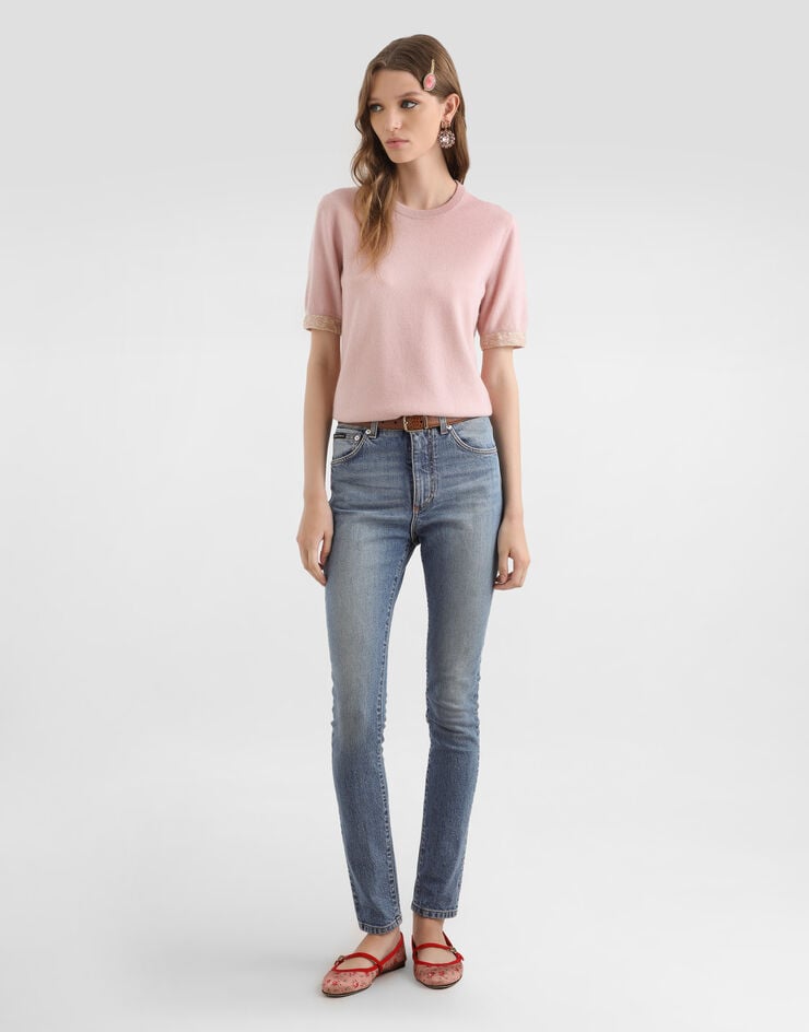 Dolce & Gabbana Cashmere pullover Pink FXX49TJBW1M