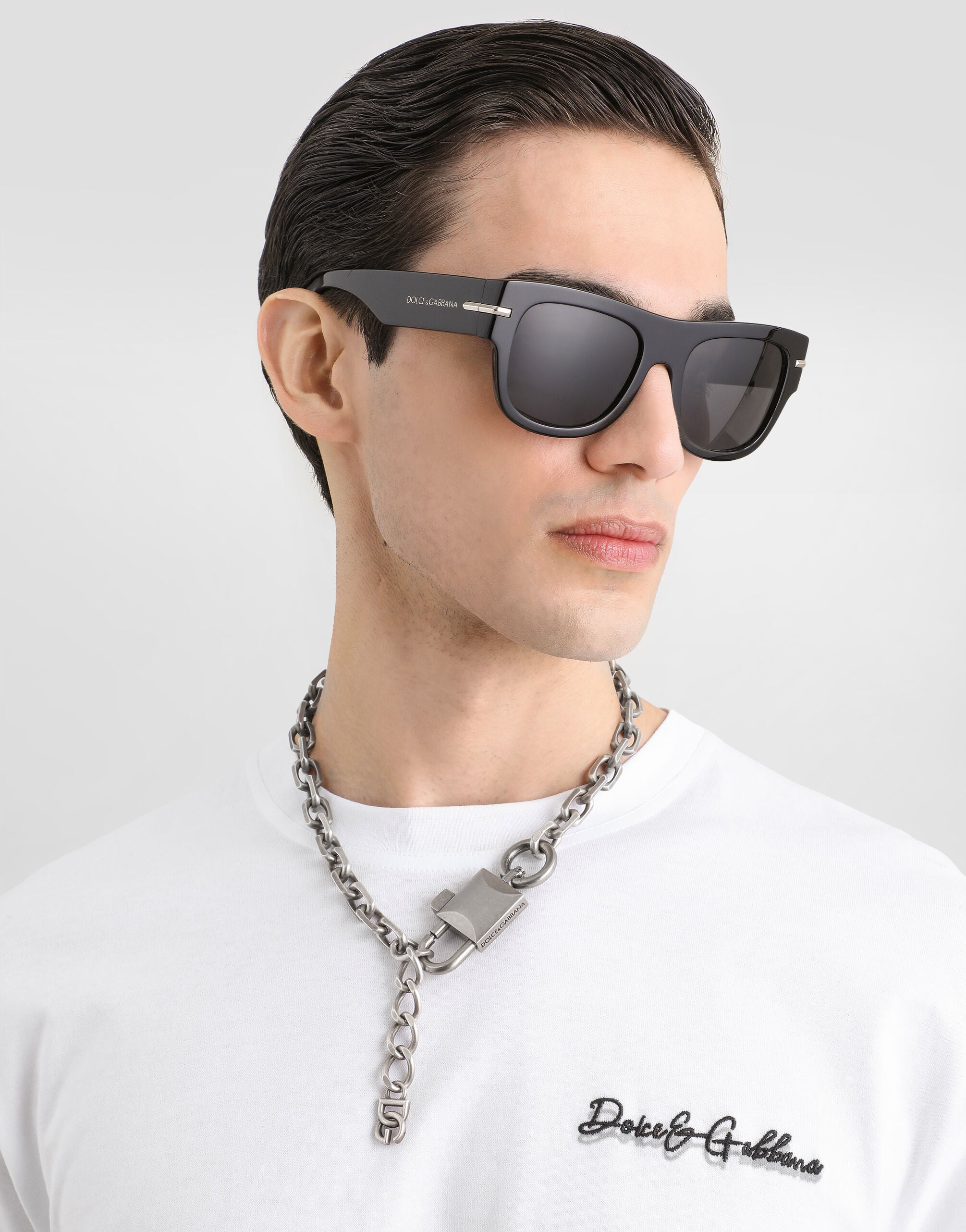 Chain necklace in Silver for Men | Dolce&Gabbana® US
