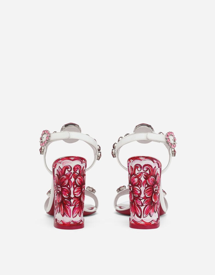Dolce&Gabbana 페이턴트 가죽 샌들 멀티 컬러 CR1354AN196