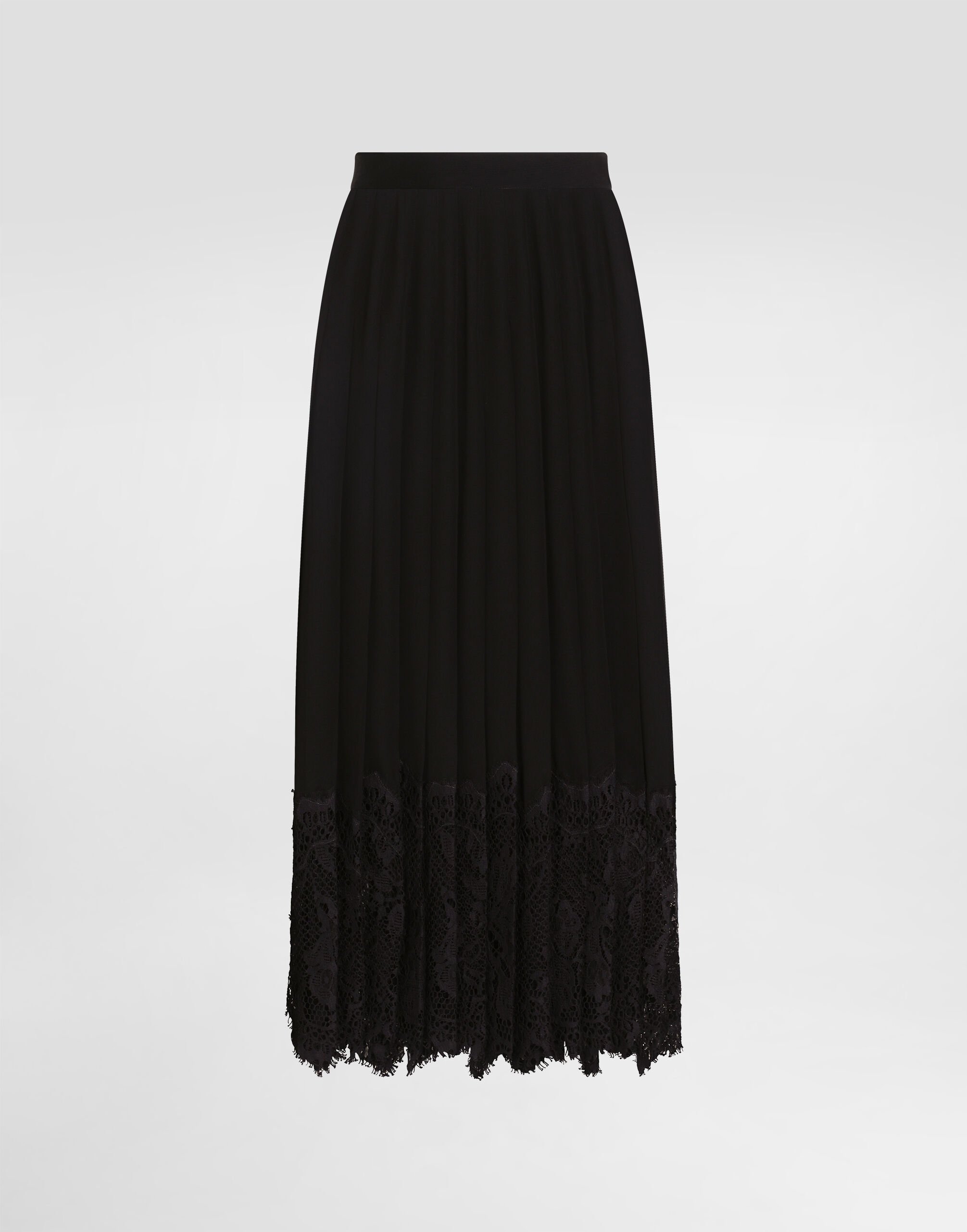 スカート DOLCE & GABBANA Woman Skirt Pink FXO02TJFMGT F0473 Woolen midi circle skirt in Pink for Women | Dolce&Gabbana® US
