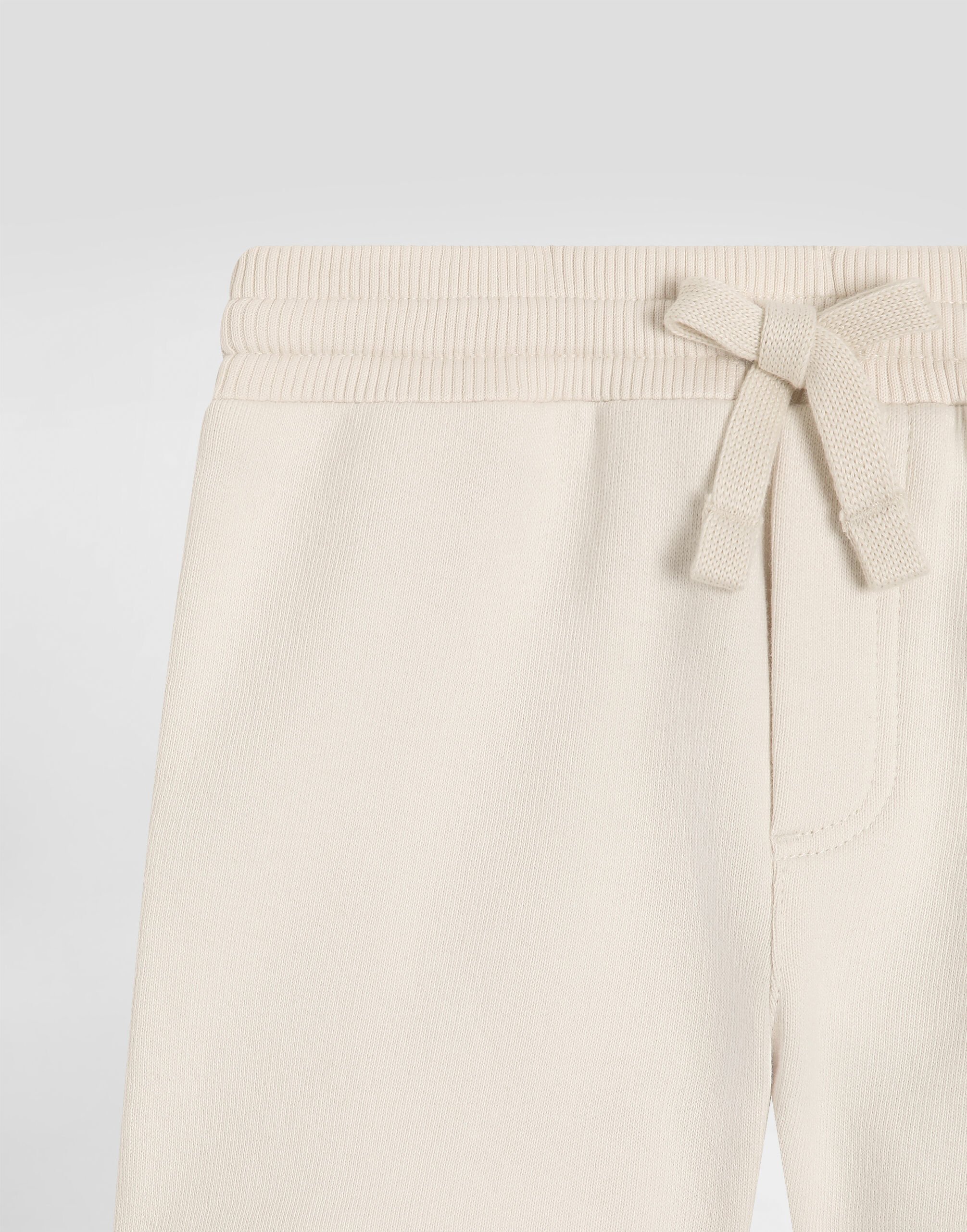 Creamのボーイズ Fleece shorts with DG logo | Dolce&Gabbana®