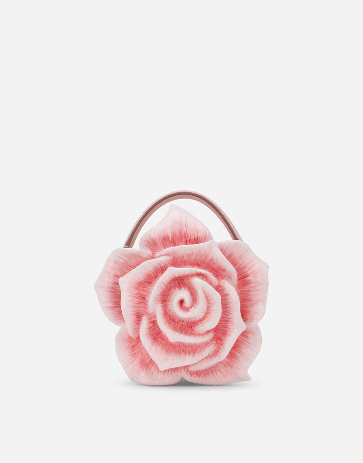 Dolce & Gabbana Bolso Dolce Box de resina en forma de rosa Multicolor BB7246AY988