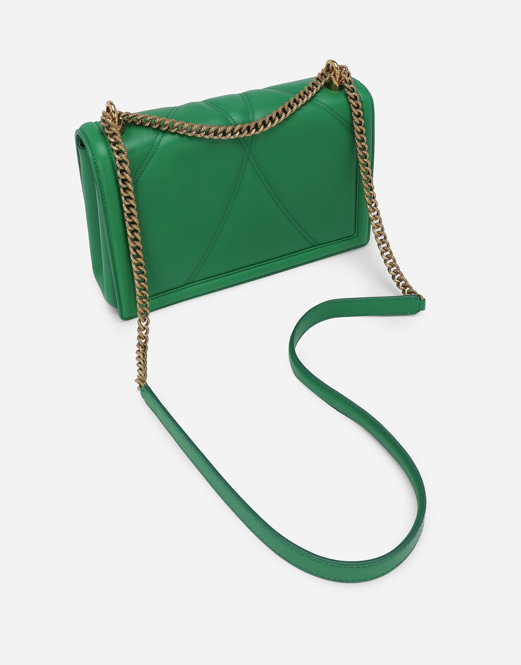 Dolce & Gabbana Bolso de hombro Devotion grande Verde BB7100AW437