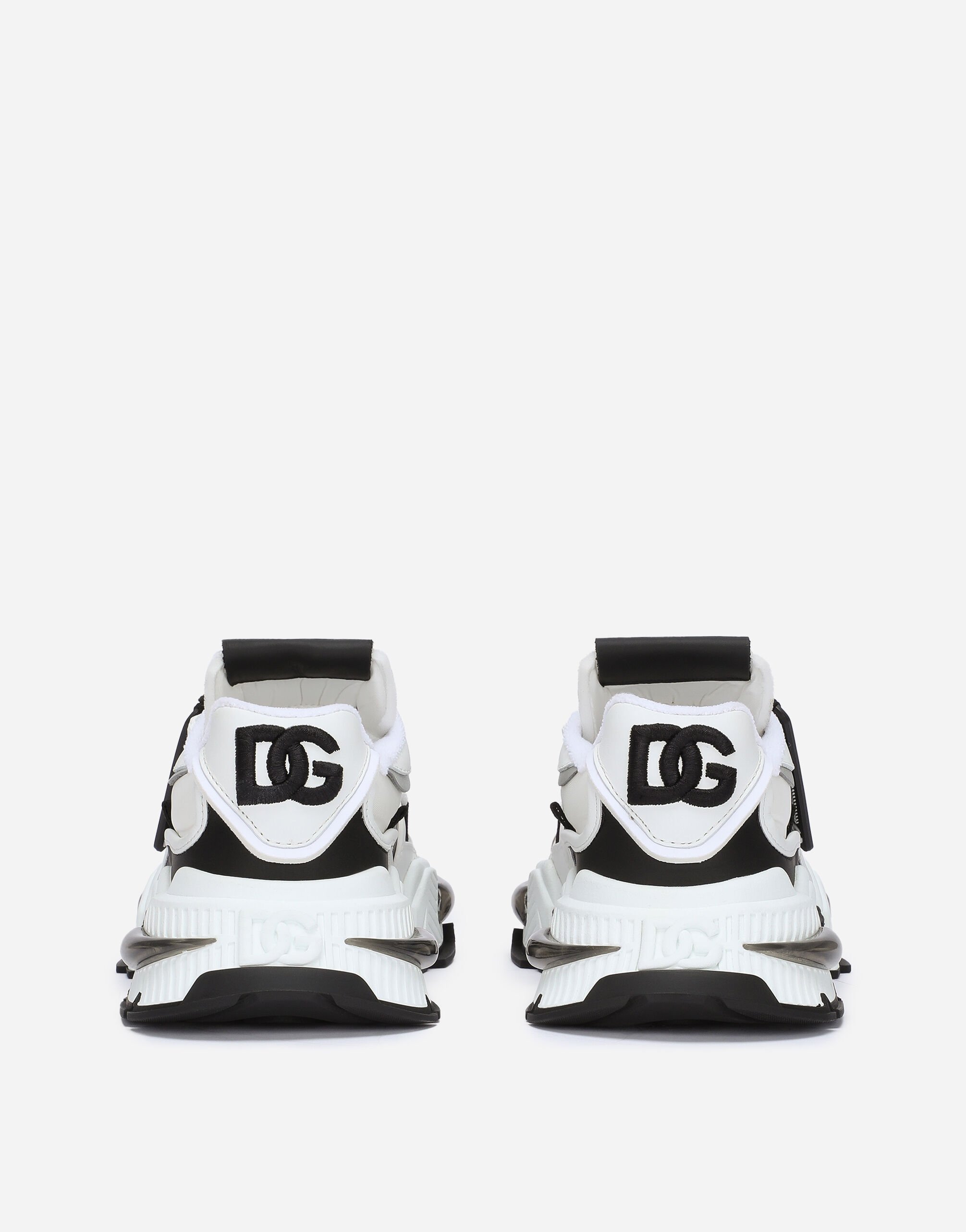 Dolce & Gabbana ロゴ デニム ミックスマテリアル スニーカー マルチカラーのウィメンズ エアマスター スニーカー ミックス