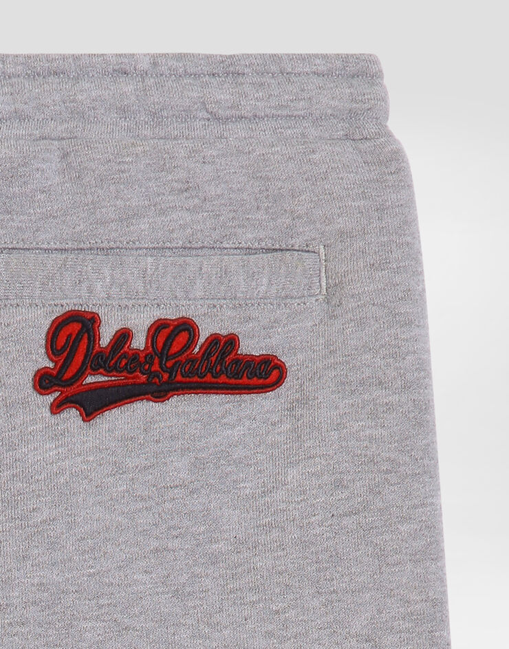 Dolce & Gabbana Fleece trousers with logo  L4JPLSG7P6J