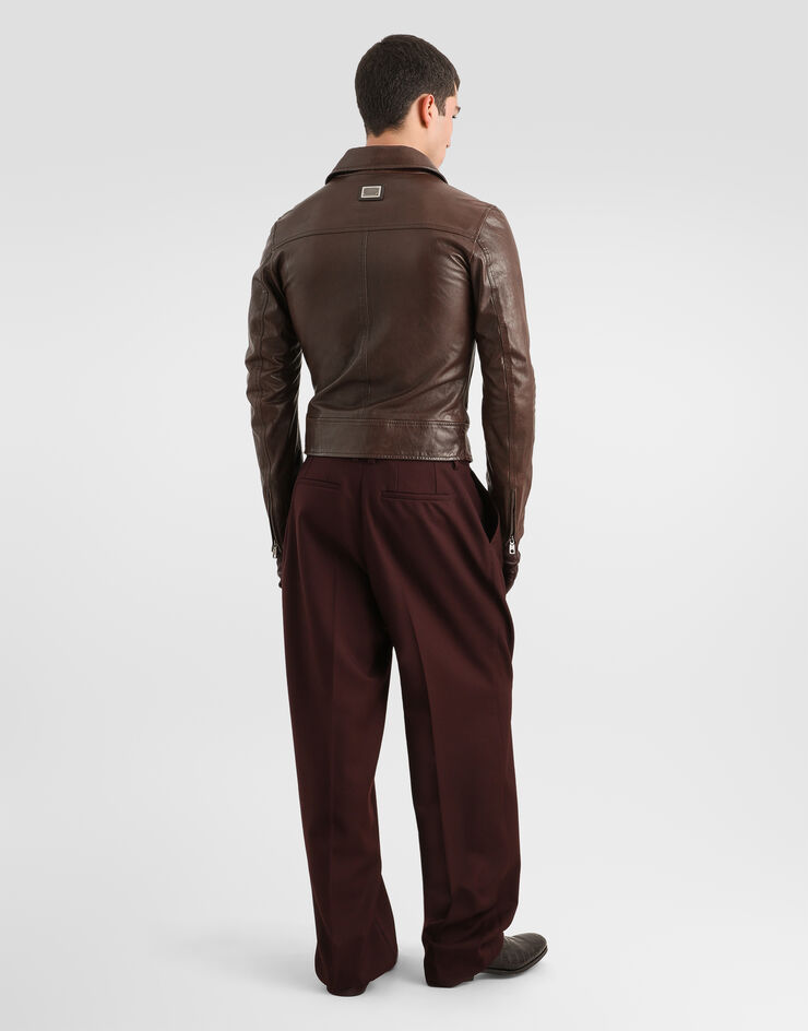 Dolce & Gabbana Wool gabardine trousers Dolce & Gabbana Wool gabardine trousers Multicolor GP166TFU21E