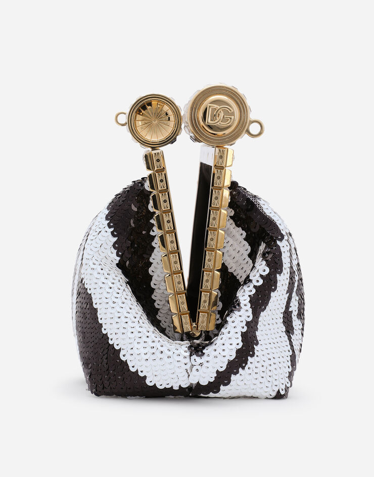 Dolce & Gabbana Sequined zebra-design bag Multicolor BB7182AC865