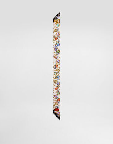 Dolce & Gabbana Floral-print silk twill bandeau 6x100 Dolce & Gabbana Floral-print silk twill bandeau 6x100 Multicolor FS215AGDDLI