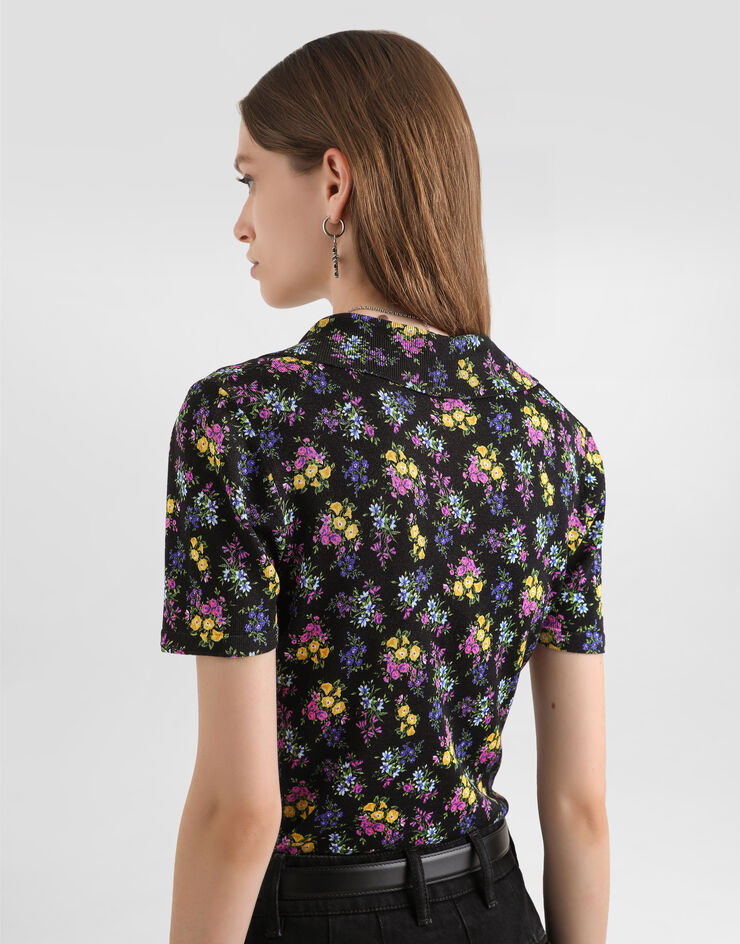 Dolce & Gabbana Small floral-print silk pullover Multicolor FXZ21TJAHLU