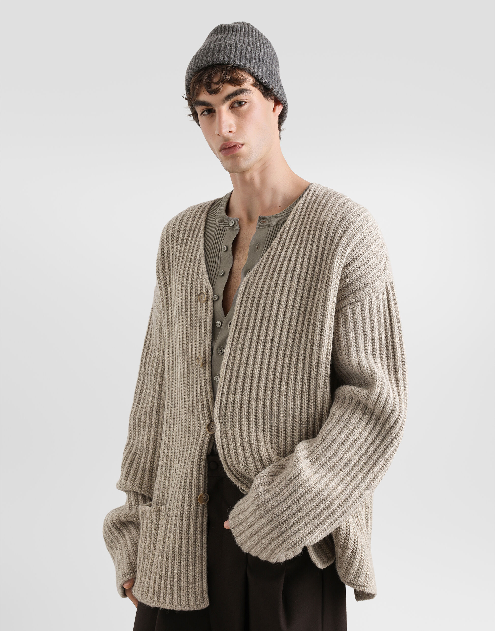 SERAFINO M/C in Beige for Men | Dolce&Gabbana®
