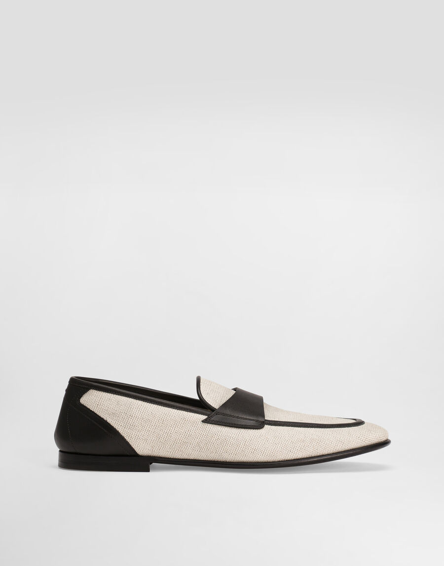 Salt&pepper and nappa slipper