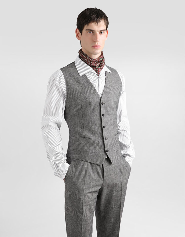 Dolce & Gabbana Single-breasted glen plaid suit Multicolor GK02XTFQBBQ