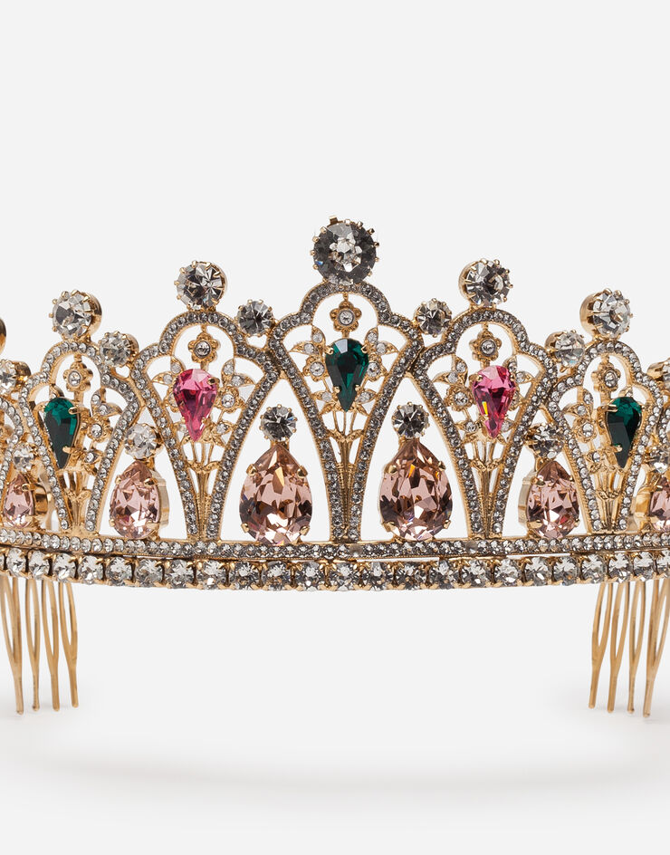 Dolce & Gabbana Tiara with rhinestones 金色 WHL8S1W1111