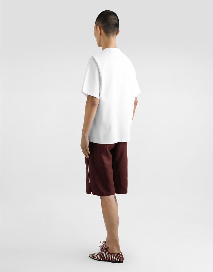 Dolce & Gabbana 亚麻帆布百慕大短裤 多色 GP0T1TFU4MC