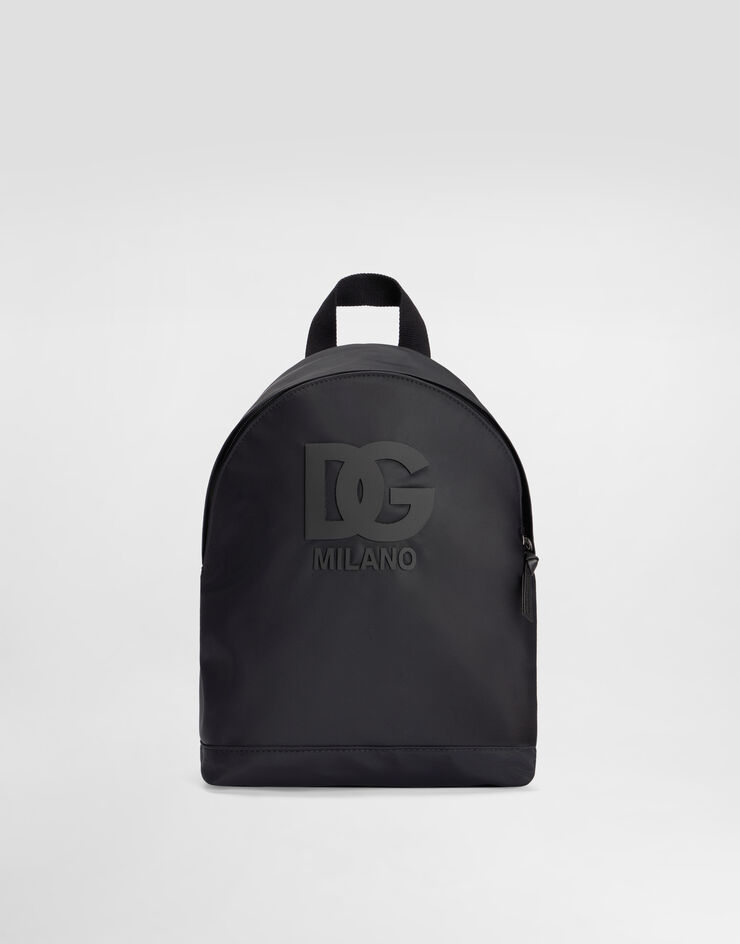 Dolce & Gabbana Nylon backpack with logo Black EM0147A0567
