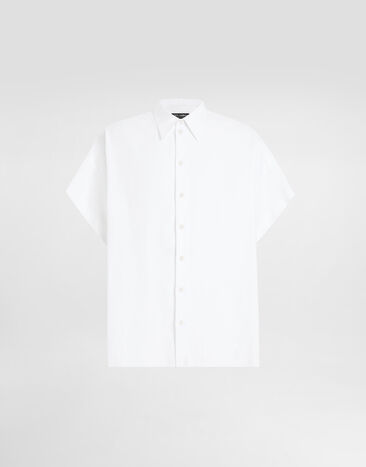 Dolce & Gabbana Linen shirt with full sleeves Multicolor G5MX5TFSA5W