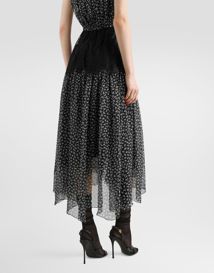 Dolce & Gabbana Silk satin slip dress Dolce & Gabbana Silk satin slip dress Black F631ITFU1AU