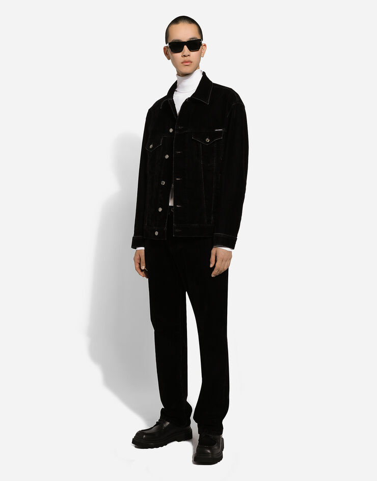 Dolce & Gabbana ロゴプレート クラシック デニム ジーンズ Multicolor GP02XDG8LQ7
