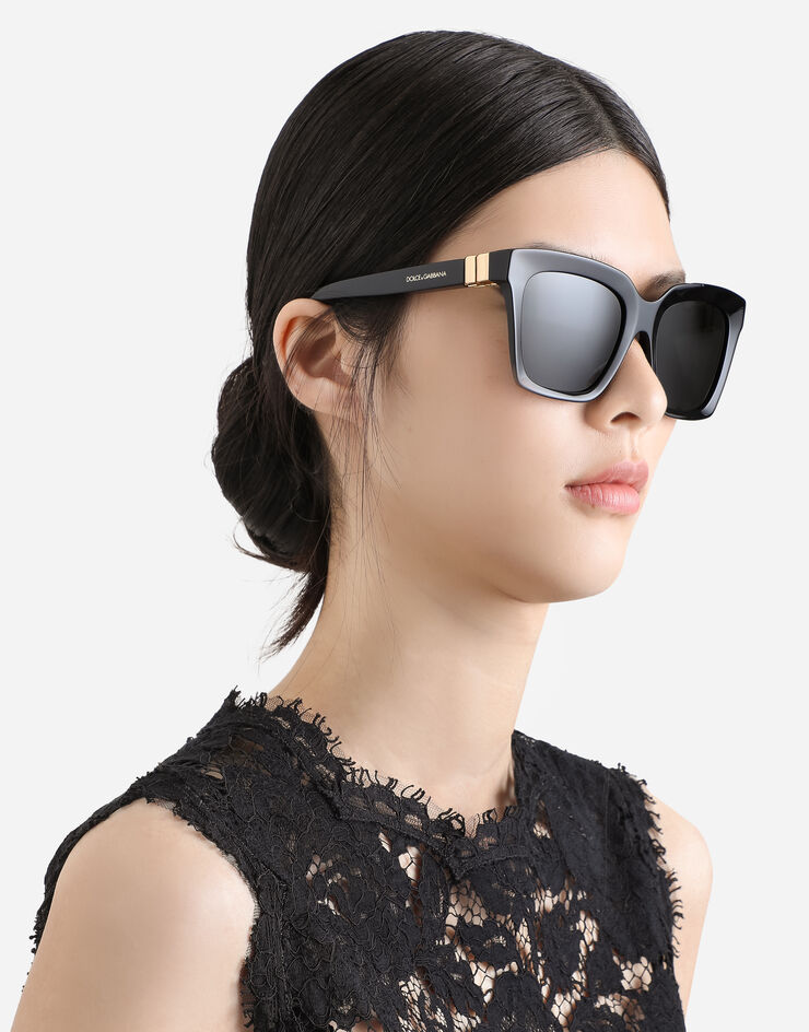 Dolce & Gabbana Sonnenbrille DG Hinge Schwarz VG4498VP187