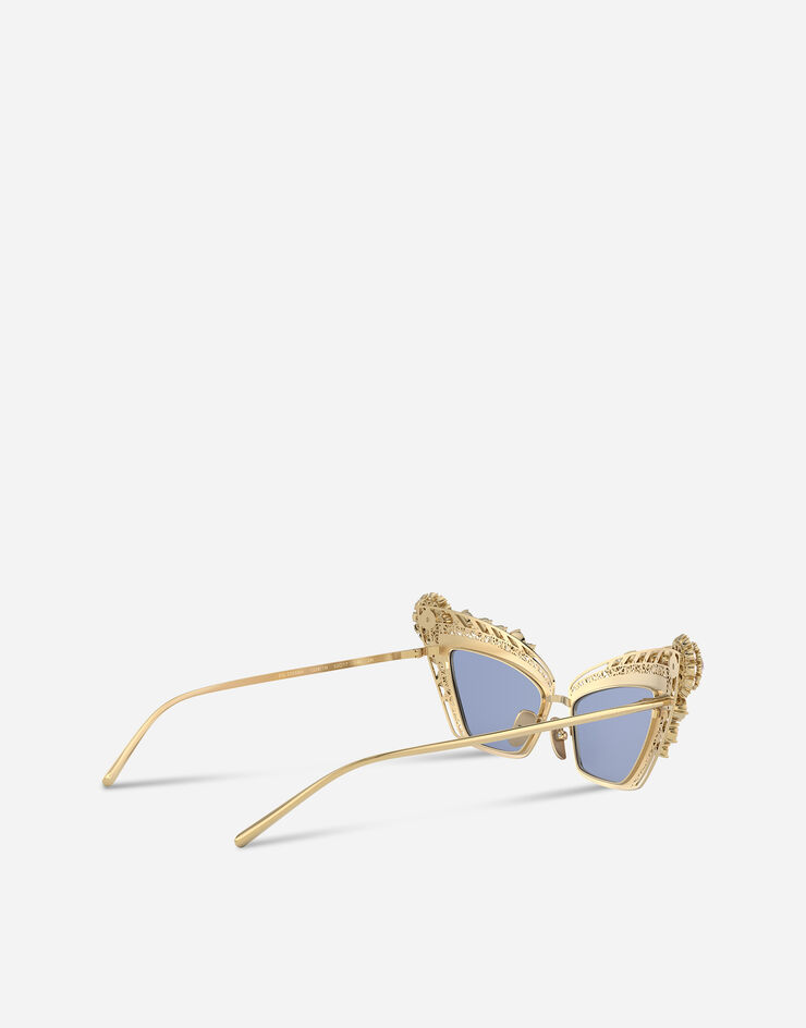 Dolce & Gabbana نظارة شمسية كريسماس ذهبي VG2255VM81N