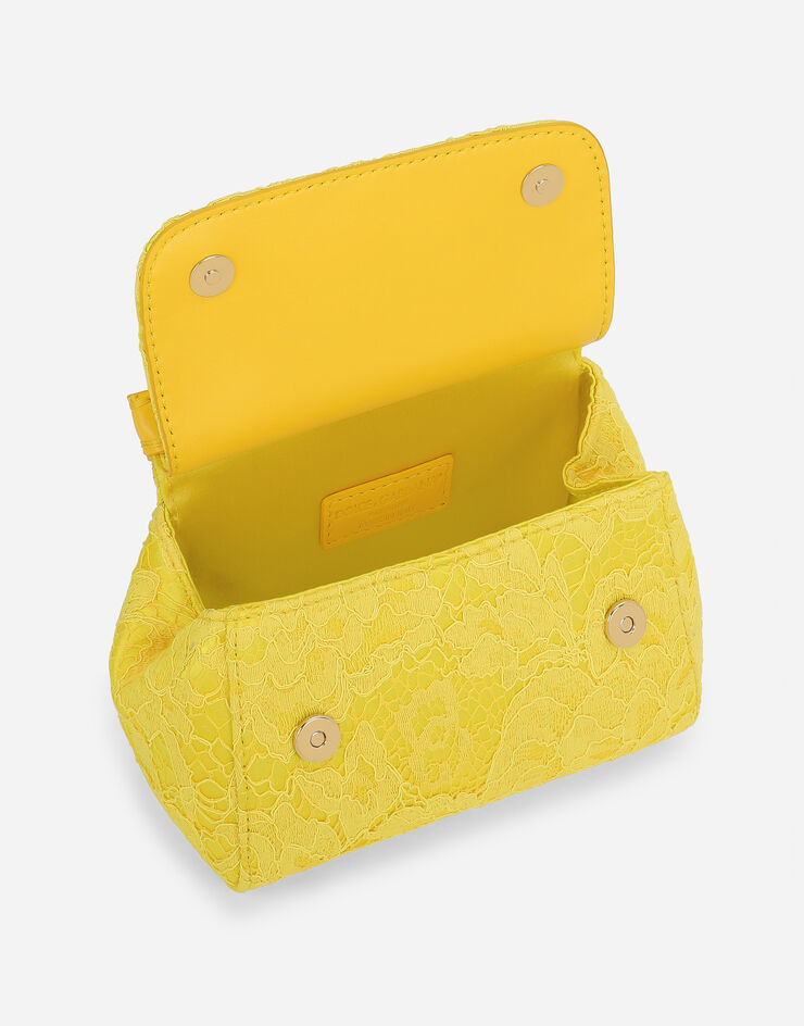 Dolce & Gabbana Minibolso de mano Sicily Amarillo EB0003AB011