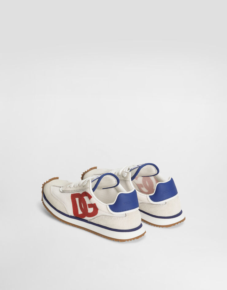 Dolce & Gabbana Mesh and calfskin nappa DG Cushion sneakers Multicolor DA5260A5355
