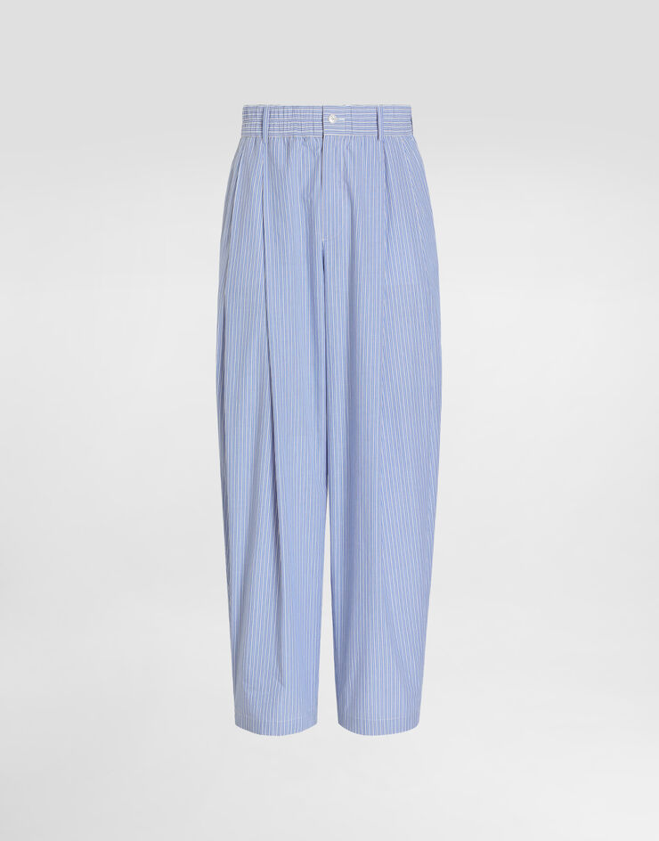 Dolce & Gabbana Pantalon de jogging en coton à rayures Multicolor GP228TFR54O