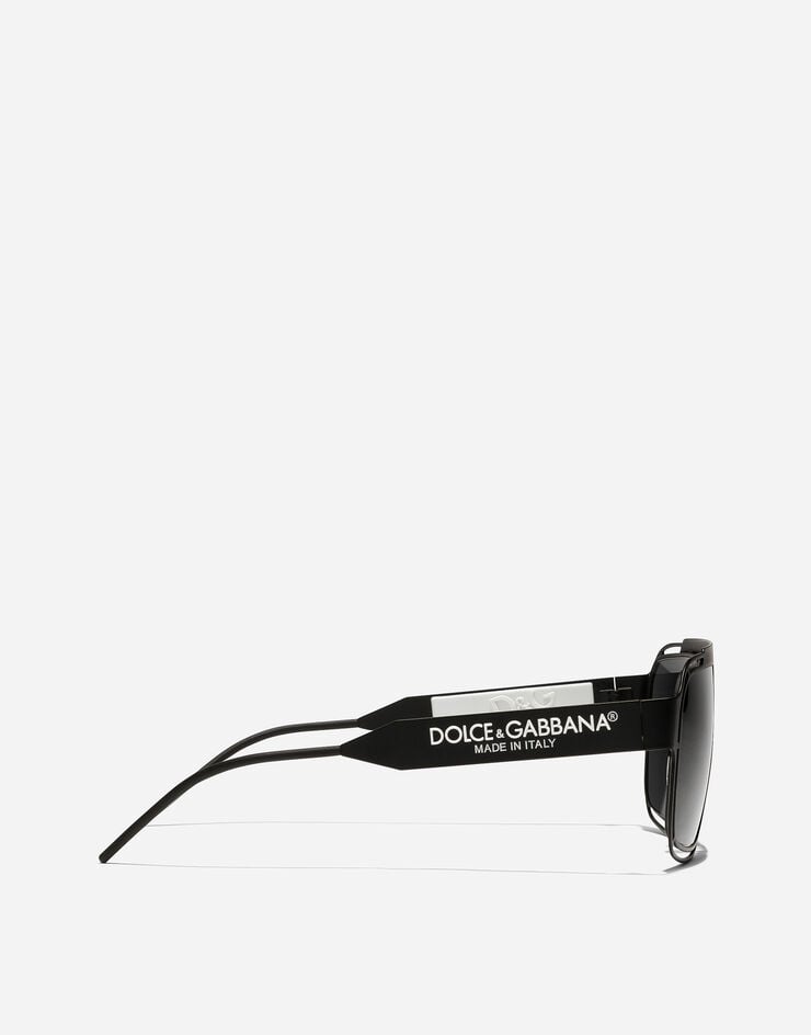 Dolce & Gabbana Lunettes de soleil DG logo Noir VG2270VM687