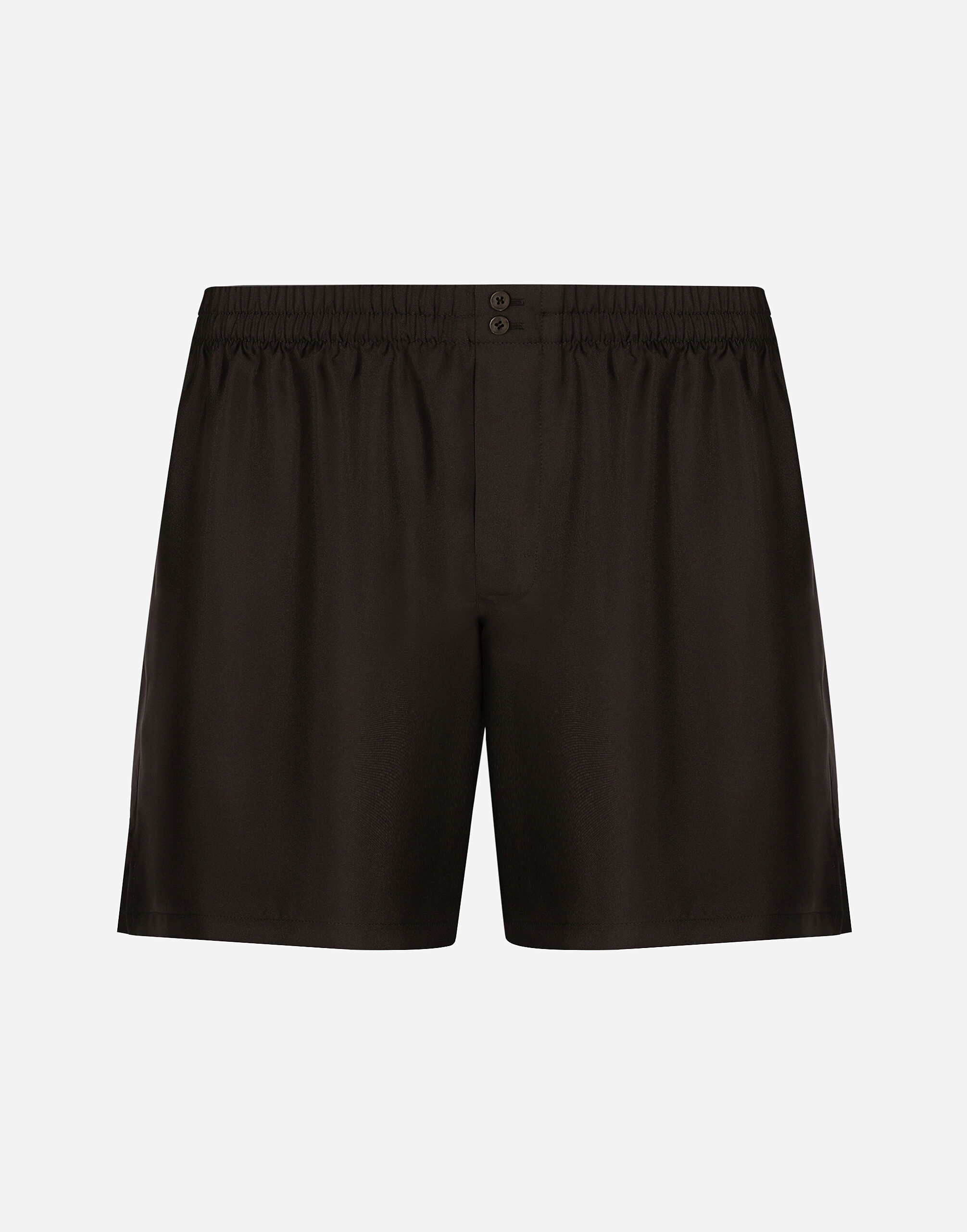 Dolce & Gabbana Short en soie Imprimé G035TTIS1VS