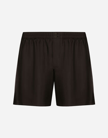 Dolce & Gabbana Shorts de seda Imprima G031TTHI1SV