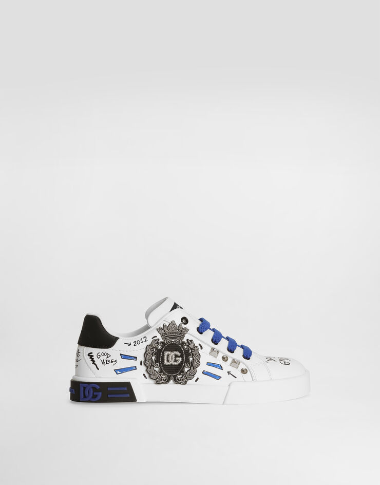 Dolce & Gabbana PORTOFINO LIGHT プリント カーフスキン スニーカー マルチカラー DA0702AH494