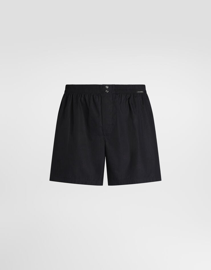 Dolce & Gabbana Short en popeline à imprimé logo Dolce & Gabbana Short en popeline à imprimé logo Multicolor M3A12THS5T7