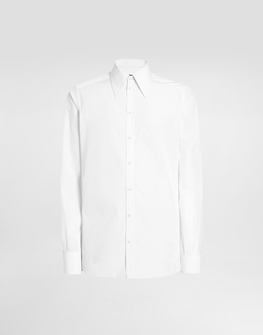 Gold poplin shirt