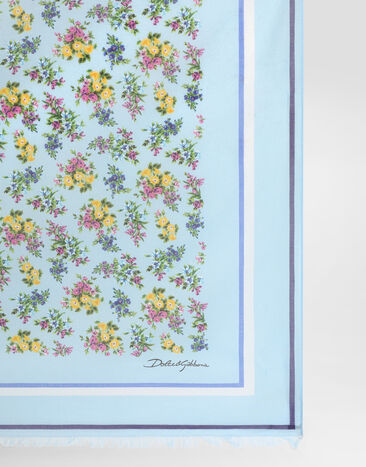 Dolce & Gabbana Small floral-print cotton batiste sarong Multicolor O4A01JON0DP