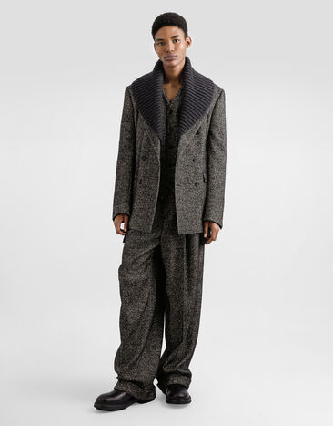 Dolce & Gabbana Wool chevron trousers Multicolor GP168TFCBAJ