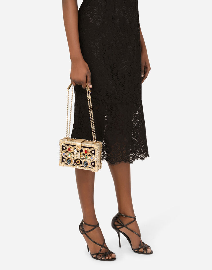Dolce & Gabbana Dolce Box with bejeweled embellishment Multicolor BB6237AZ103