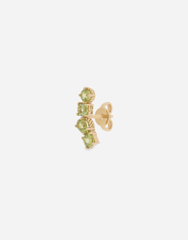 Dolce & Gabbana Anna earring in yellow gold 18Kt and peridots Gold WSQA1GWPE01